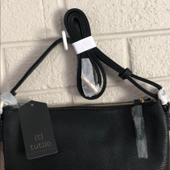 {t} tutilo Black crossbody bag/purse - Picture 4 of 6